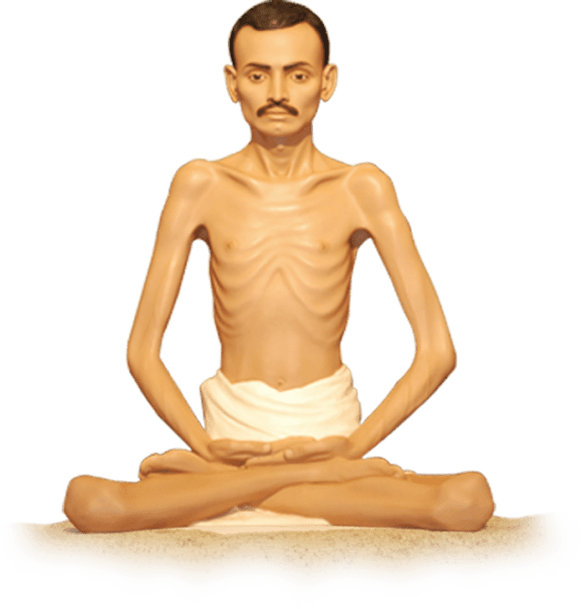 Shrimad Rajchandra in meditation
